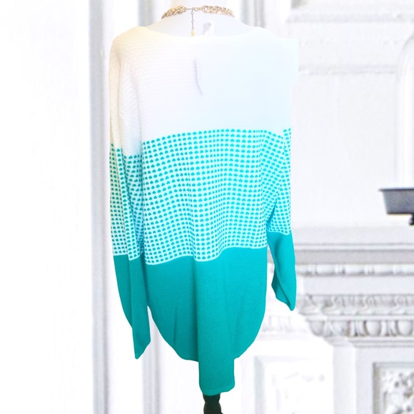 Cj banks Color block Waffle sweater - Picture 2 of 7